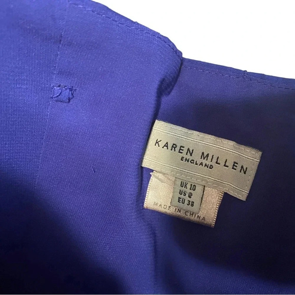 Karen Millen England Strapless Tiered Ruffle Dress - Picture 4 of 6